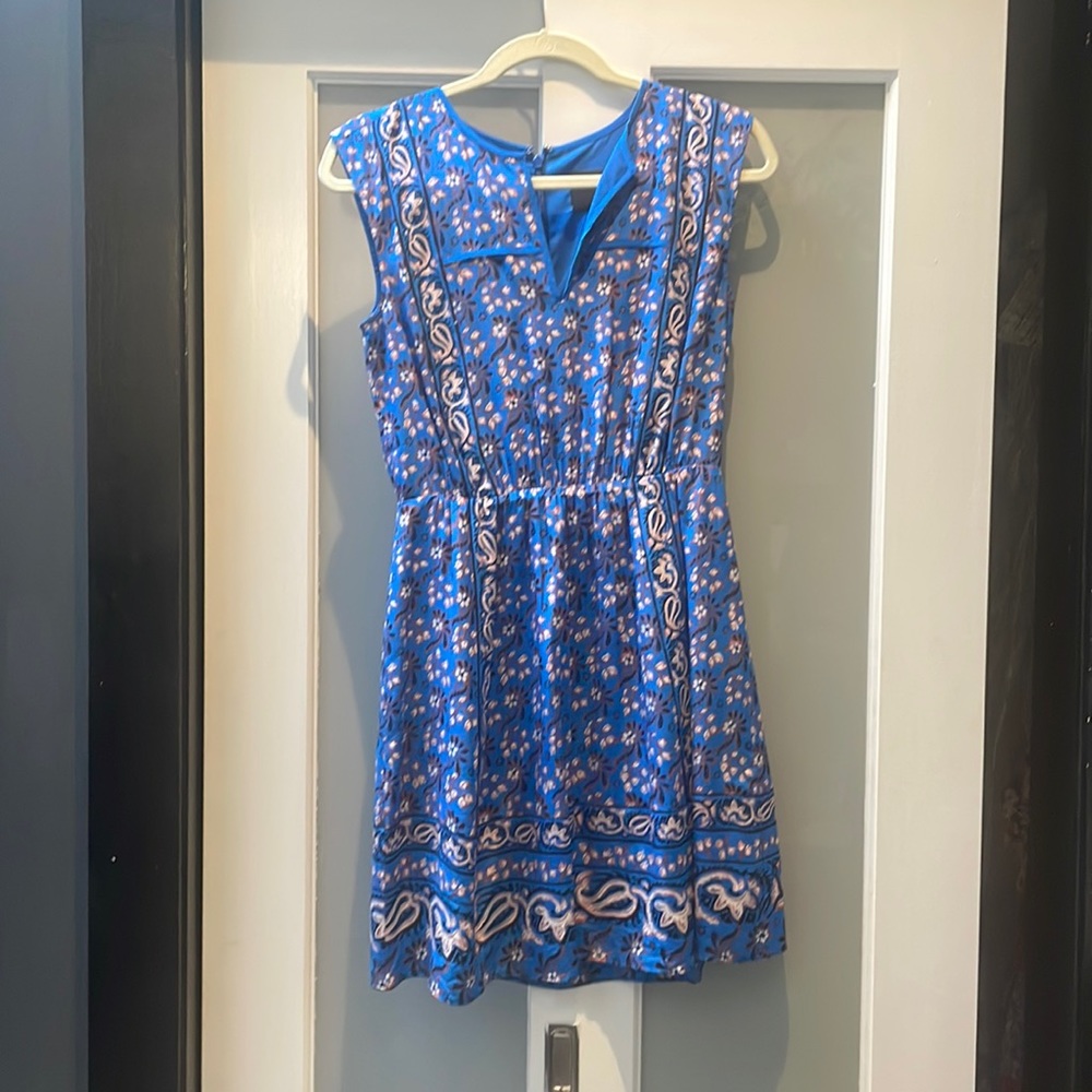 J. Crew Silk Vintage Scarf Dress